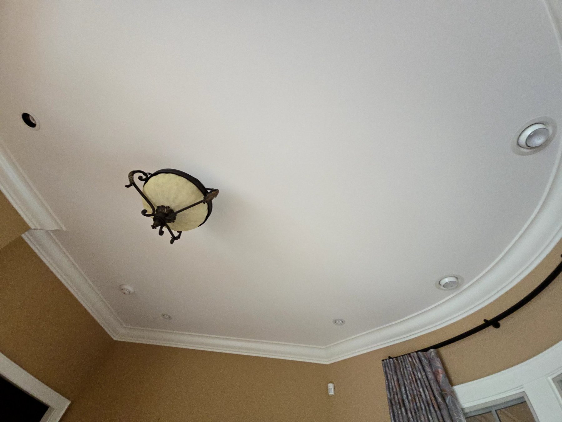 Finished foyer ceiling, Kelowna
